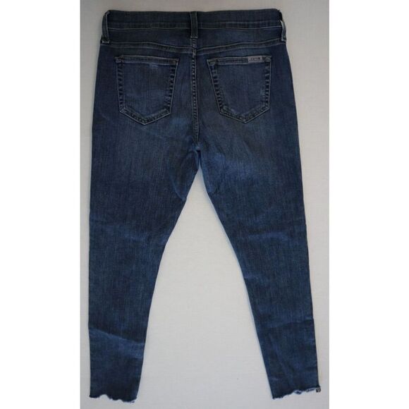 Joe's Jeans Women's Sz 28 Lisburn Blue Distressed Mid-Rise Skinny Jeans $110 - Picture 7 of 7